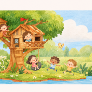 Kinder slaapmeditatie op maat - De boomhut